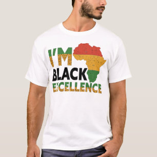 Black History Maand Ik ben Black Excellence T-shirt