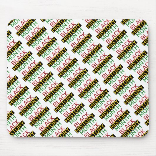 BLACK HISTORY MAAND Stylish BHM Muismat (Voorkant)