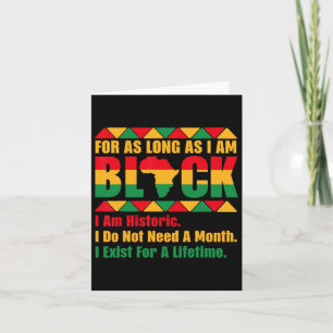 Black History Maand zolang ik Black Prid ben Kaart