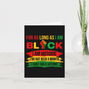 Black History Maand zolang ik Black Prid ben Kaart