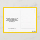 Black History Marcus Garvey Quote BHM Briefkaart (Achterkant)