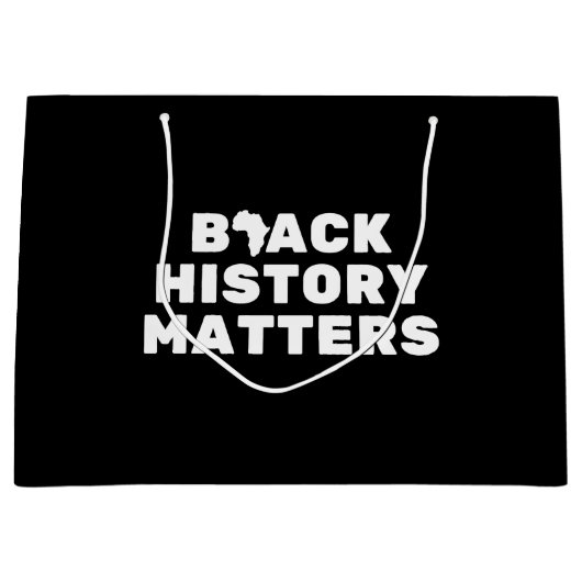 Black History Matters Grand sac cadeau (Devant)