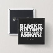 Black History (Meer) - Een MisterP-Button Vierkante Button 5,1 Cm (Voorkant /achterkant)