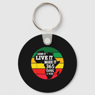 Black History Month 2025 Live It Learn It Make It Sleutelhanger