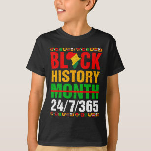 Black History Month 247365 Afro-Amerikaanse mannen T-shirt