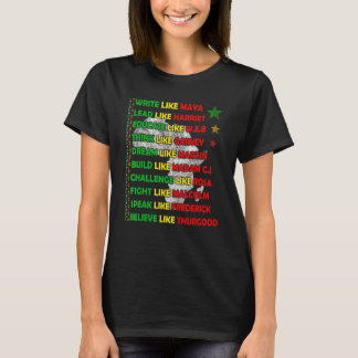 Black History Month African American Country Celeb T-shirt