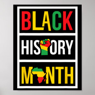 Black History Month - Afrikaanse Burgerrechten Emp Poster