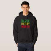 Black History Month Afro African Pride Celebration Hoodie (Voorkant volledig)