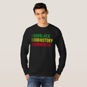 Black History Month Afro African Pride Celebration T-shirt (Voorkant volledig)