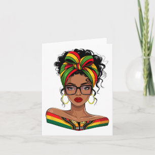 Black History Month Afro-Amerikaanse Juneteenth Wo Kaart