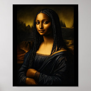 Black History Month Afro-Amerikaanse melanine Poster