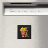 Black History Month Afro Zwarte Vrouwen Meisjes Ik Magneet (Insitu (Vaatwasser))