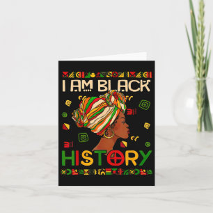 Black History Month Am Black History Black Woman Kaart