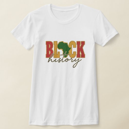 Black History Month Crochet Style T-shirt (Laagn)
