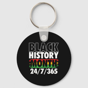 Black History Month - Dag van de melk Afrikaanse w Sleutelhanger