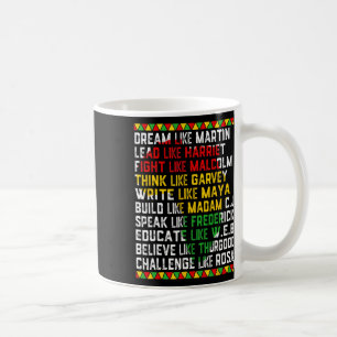 Black History Month Droom Als Afrikaanse Leider Ma Koffiemok
