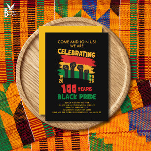 BLACK HISTORY MONTH Eeuwfeest Kaart