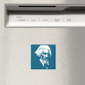 Black History Month Erick Dougl Silhouette T S  Magneet (Insitu (Vaatwasser))