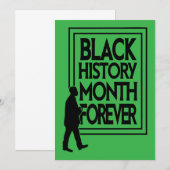 Black History Month Forever Kaart (Voorkant / Achterkant)