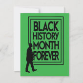 Black History Month Forever RSVP Kaartje (Voorkant)