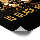 Black History Month Funny Wall Street Afrikaanse A Poster (Hoek)