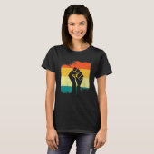 Black History Month Inspiring Black Leaders Power T-shirt (Voorkant volledig)