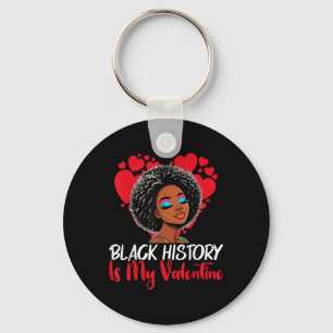 Black History Month is mijn Valentijn Melanin Afri Sleutelhanger