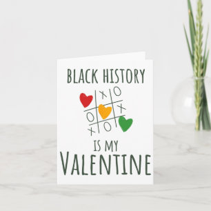 Black History Month Is My Valentine Valentijnsdag Kaart