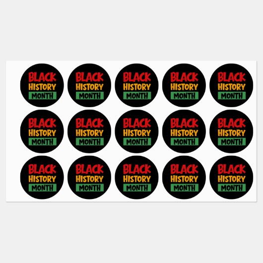 Black History Month Labels (Vel)