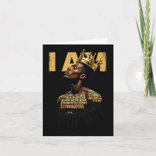 Black History Month Mannen Dad I Am Empowering Bla Kaart