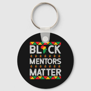 Black History Month Mentoren Probleem Afro-Amerika Sleutelhanger