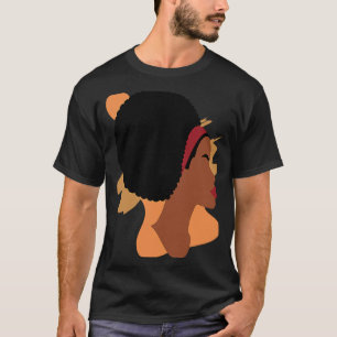 Black History Month Minimalistisch Koningin Melani T-shirt