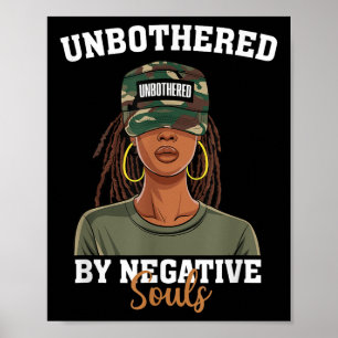 Black History Month niet gehinderd door negatieve  Poster