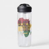  Black History Month  Pan-African  for students Waterfles (Voorkant)