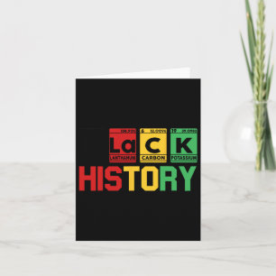 Black History Month Periodic Element Table Afrikaa Kaart