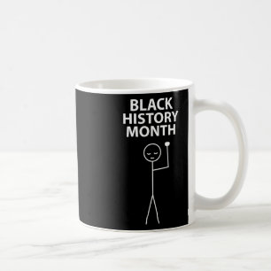Black History Month Stick Figure Stickman Gebalde Koffiemok