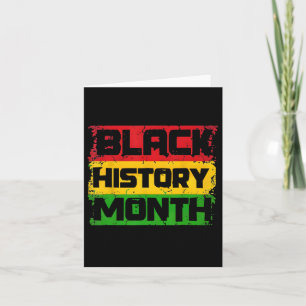 Black History Month Trots Ik ben Black History Mon Kaart