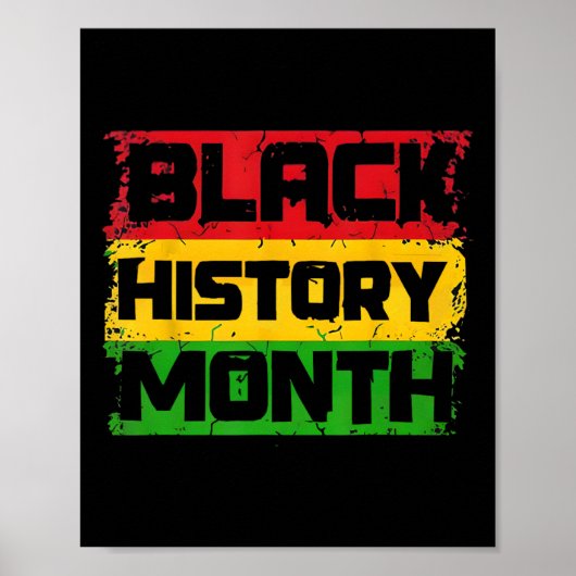 Black History Month Trots Ik ben Black History Mon Poster (Voorkant)