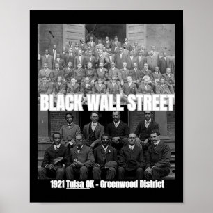 Black History Month - Tusla - grondleggers van de Poster