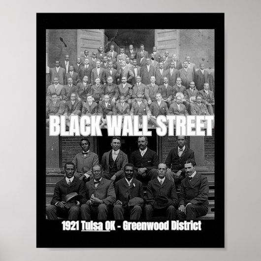 Black History Month - Tusla - grondleggers van de  Poster (Voorkant)