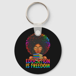 Black History Onderwijs Is Vrijheid Boeken Leraar  Sleutelhanger