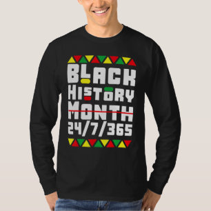 Black History Pajamas Celebrate Black History Mont T-shirt