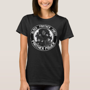 Black History Panther Party Afro Burgerrechten 196 T-shirt