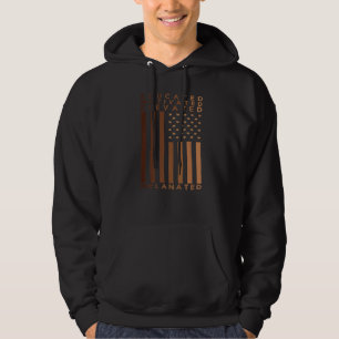 Black History Pride Educated Motivated Elevated Hoodie
