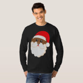 Black History Santa Funny Cool Pride Kerstmis T-shirt (Voorkant volledig)