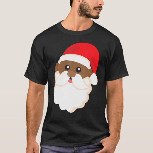 Black History Santa Funny Cool Pride Kerstmis T-shirt (Voorkant)