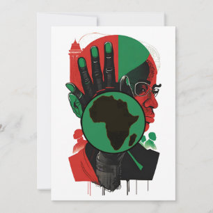 BLACK HISTORY SERIES - De Afrikaanse Scholar Feestdagenkaart