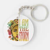 Black History Storm Sleutelhanger (Achterkant)