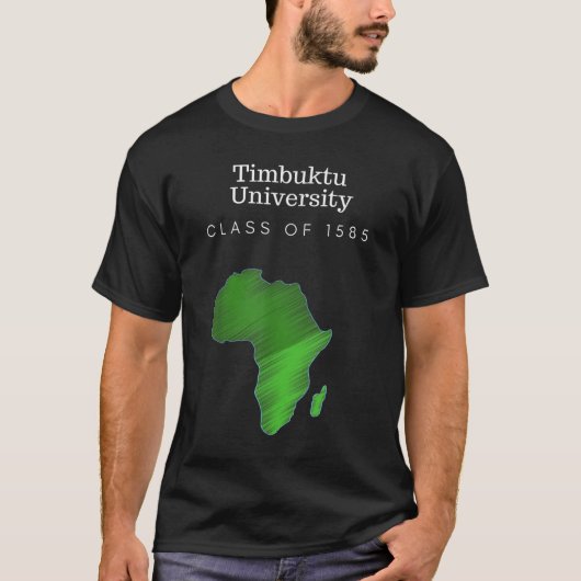 Black History Timbuktu University T-shirt (Voorkant)