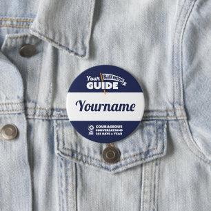 Black History Tour Guide Naam Button
